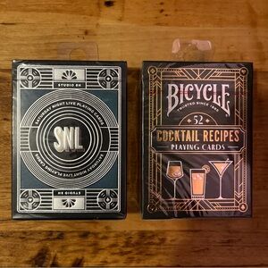 Theory 11 Saturday Night Live (SNL) & Bicycle Cocktail Recipes Playing Cards